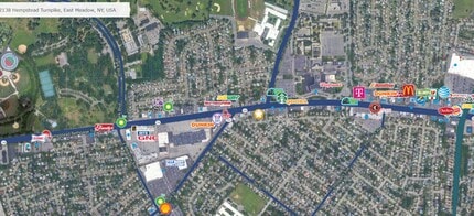 2138 Hempstead Tpke, East Meadow, NY - VUE AÉRIENNE vue de carte