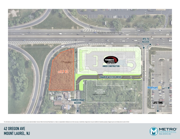 41 Oregon Ave, Mount Laurel, NJ à vendre - Plan de site – Image 2 sur 2