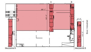 160 Boul Industriel, Boucherville, QC à louer Plan d’étage– Image 1 sur 1