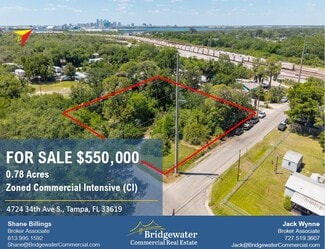 Plus de détails pour 4724 34th Ave S, Tampa, FL - Terrain à vendre