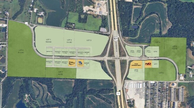 Hwy 61, Moscow Mills, MO à vendre - Plan de site – Image 2 sur 4