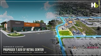 Plus de détails pour Corner of Fair Park Blvd. & Parkwood Dr, Jonesboro, AR - Local commercial à louer