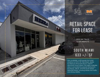 Plus de détails pour 5700 Sunset Dr, South Miami, FL - Local commercial à louer