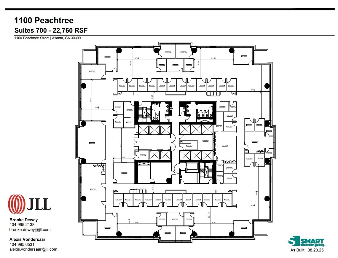 1100 Peachtree St Ne, Atlanta, GA à louer Plan d’étage– Image 1 sur 1