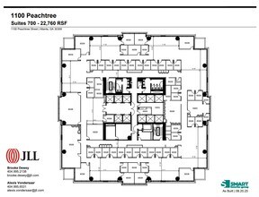 1100 Peachtree St Ne, Atlanta, GA à louer Plan d’étage– Image 1 sur 1