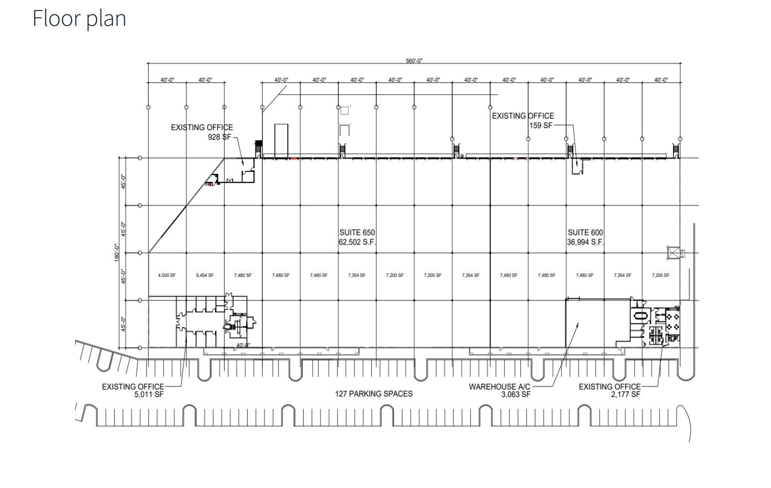 7272 Kingspointe Pky, Orlando, FL à louer Plan d’étage– Image 1 sur 1