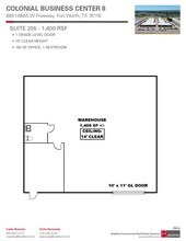 8851 West Fwy, Fort Worth, TX à louer Plan d’étage– Image 1 sur 1