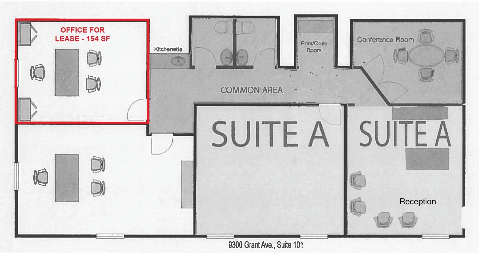 9300 Grant Ave, Manassas, VA à louer Plan d’étage– Image 1 sur 5