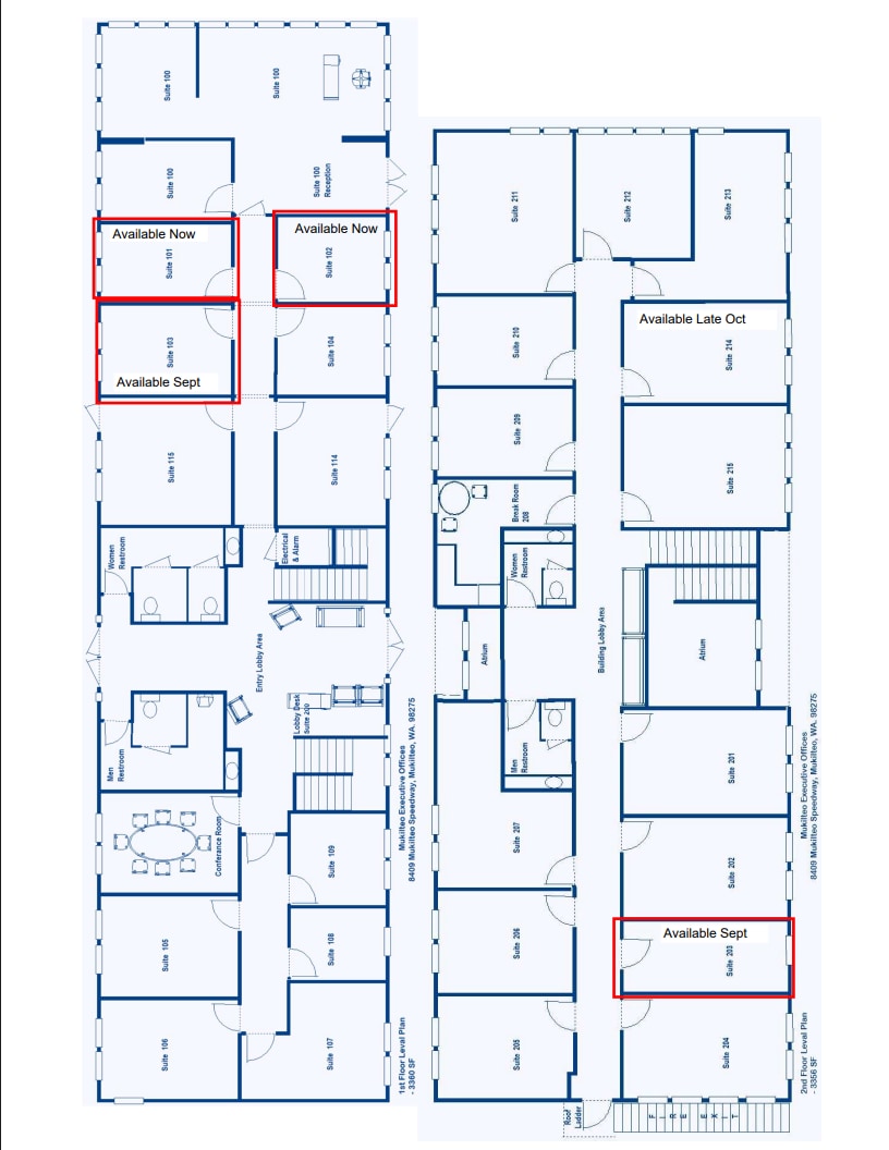 8490 Mukilteo Speedway, Mukilteo, WA à louer Plan d’étage– Image 1 sur 1