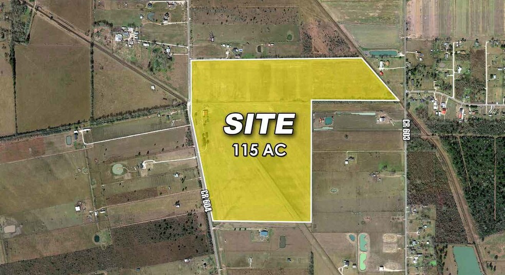 0 CR 604, Dayton, TX à vendre - Aérien – Image 2 sur 2