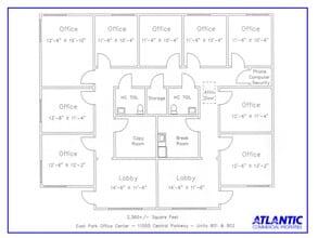 11555 Central Pky, Jacksonville, FL à louer Plan de site– Image 2 sur 2