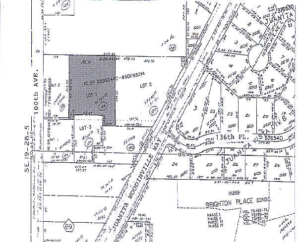 10015 NE 137th St, Kirkland, WA à louer - Plan cadastral – Image 2 sur 2