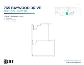 755-775 Baywood Dr, Petaluma, CA à louer Plan d’étage– Image 1 sur 1