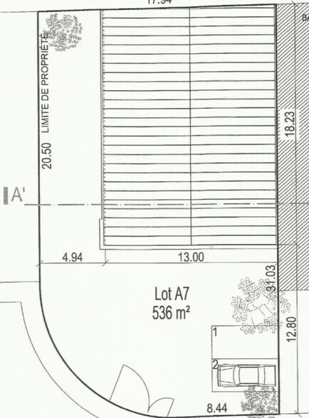 Local d’activités dans Maurecourt à louer - Plan d’étage – Image 3 sur 3