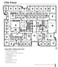 215 9th Ave SW, Calgary, AB à louer Plan d’étage– Image 1 sur 1