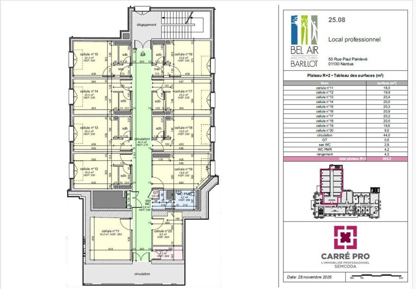Bureau dans Nantua à louer - Plan d’étage – Image 2 sur 7