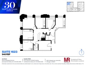 30 N Michigan Ave, Chicago, IL à louer Plan d’étage– Image 1 sur 6
