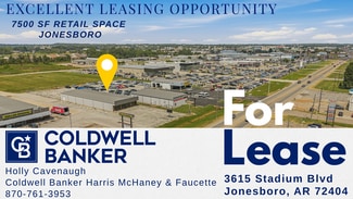 Plus de détails pour 3615 Stadium Blvd, Jonesboro, AR - Local commercial à louer