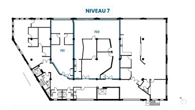 400 Av Atlantic, Montréal, QC à louer Plan d’étage– Image 1 sur 1