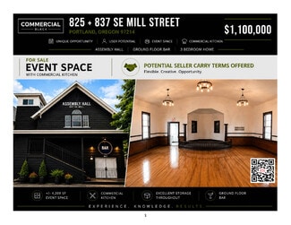 Plus de détails pour 825-837 SE Mill St, Portland, OR - Spécialisé à vendre