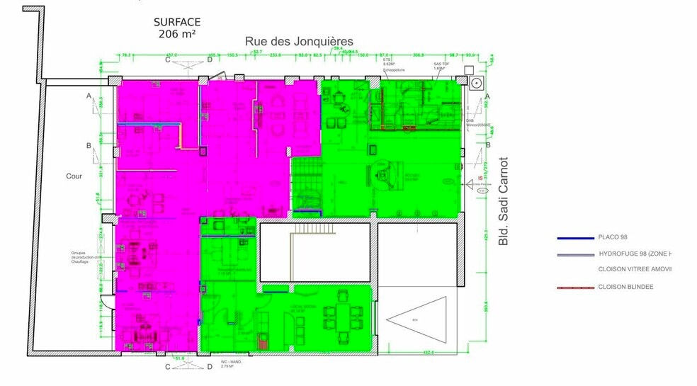 Local commercial dans Le Cannet à louer - Plan d’étage – Image 3 sur 3