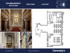 233 broadway, New York, NY à louer Plan d’étage– Image 1 sur 1