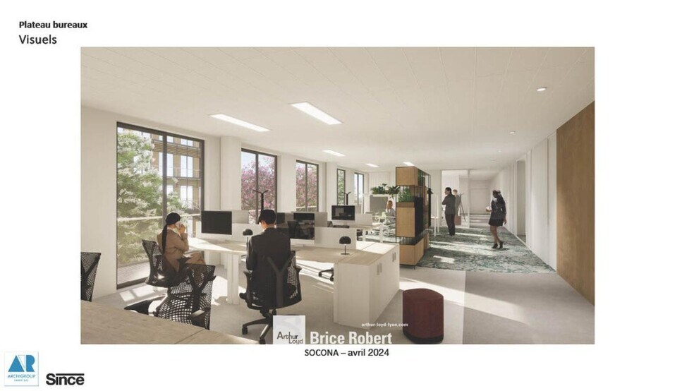 Bureau dans Lyon à louer - Photo de l’immeuble – Image 2 sur 10