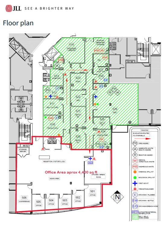 500 Cummings Ctr, Beverly, MA à louer Plan d’étage– Image 1 sur 1