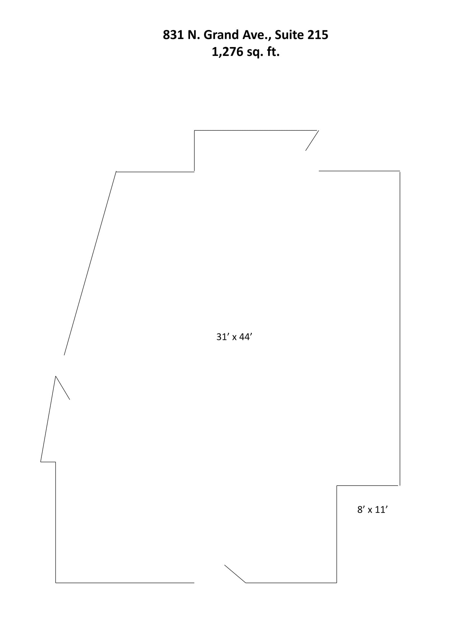 831 N Grand Ave, Waukesha, WI à louer Plan de site– Image 1 sur 5