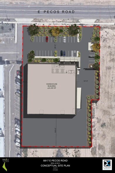 8817 E Pecos Rd, Mesa, AZ à vendre - Plan de site – Image 2 sur 4