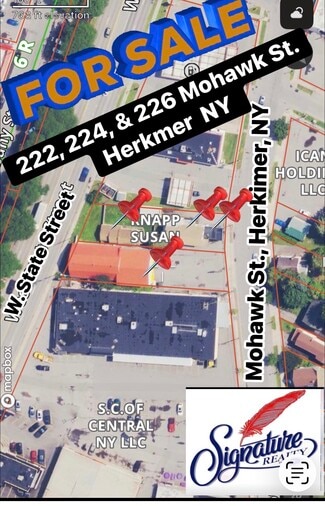 Plus de détails pour 224 Mohawk St, Herkimer, NY - Local commercial à vendre
