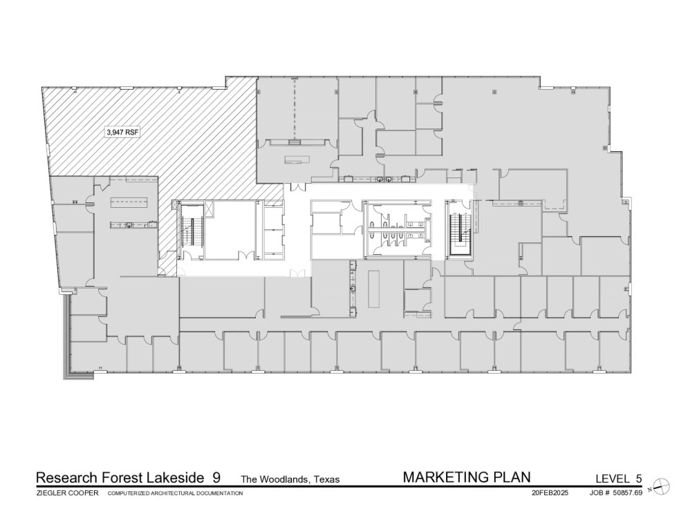 9709 Lakeside Blvd, The Woodlands, TX à louer Plan d’étage– Image 1 sur 1