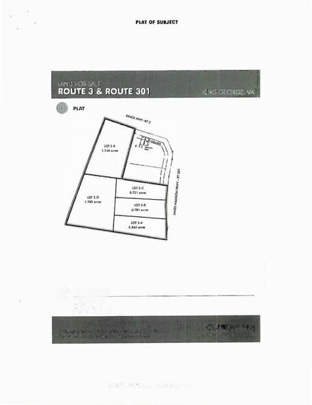 11377 Kings St, King George, VA à vendre - Plan cadastral – Image 3 sur 8