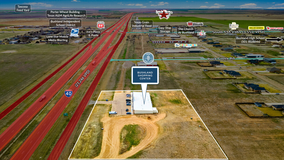 18746 Interstate 40 hwy, Bushland, TX à vendre - Photo de l’immeuble – Image 3 sur 5