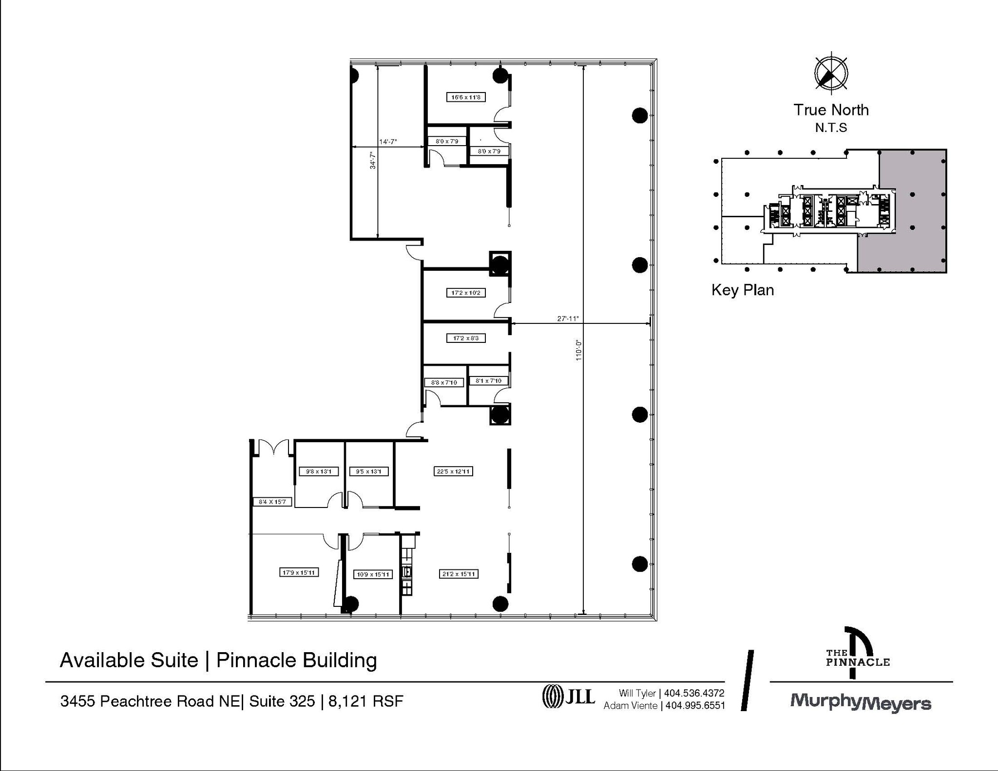 3455 Peachtree Rd NE, Atlanta, GA à louer Plan d’étage– Image 1 sur 1