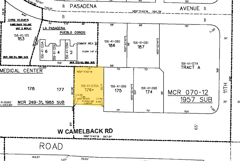 1124 W Camelback Rd, Phoenix, AZ à vendre - Plan cadastral – Image 2 sur 2