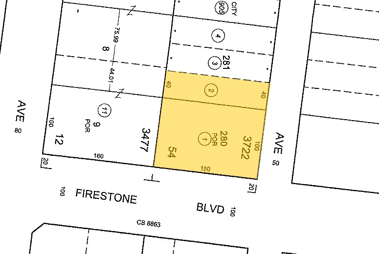 3529-3535 Firestone Blvd, South Gate, CA à louer - Plan cadastral – Image 2 sur 27