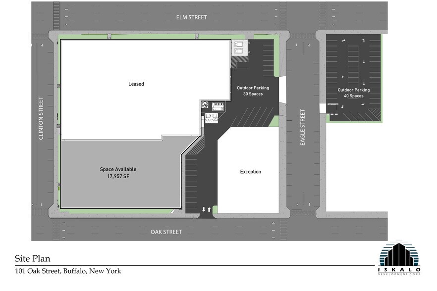 101 Oak St, Buffalo, NY à louer - Plan de site – Image 3 sur 3