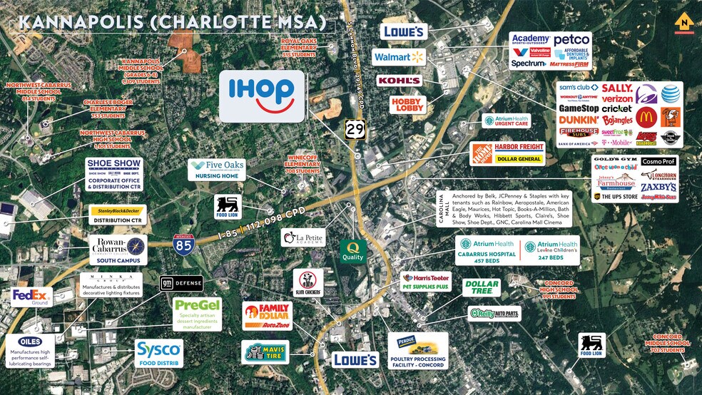 800 Cloverleaf Plz, Kannapolis, NC à vendre - Photo de l’immeuble – Image 2 sur 4