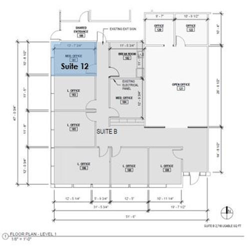 1902 Fox Dr, Champaign, IL à louer Plan d’étage– Image 1 sur 1