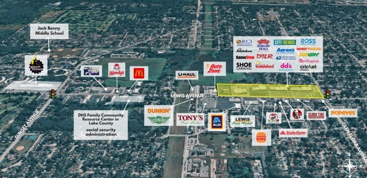 1301-1555 N Lewis Ave, Waukegan, IL à louer Photo principale– Image 1 sur 2