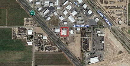 4185 E Jefferson Ave, Fresno, CA - Vue aérienne vue de carte