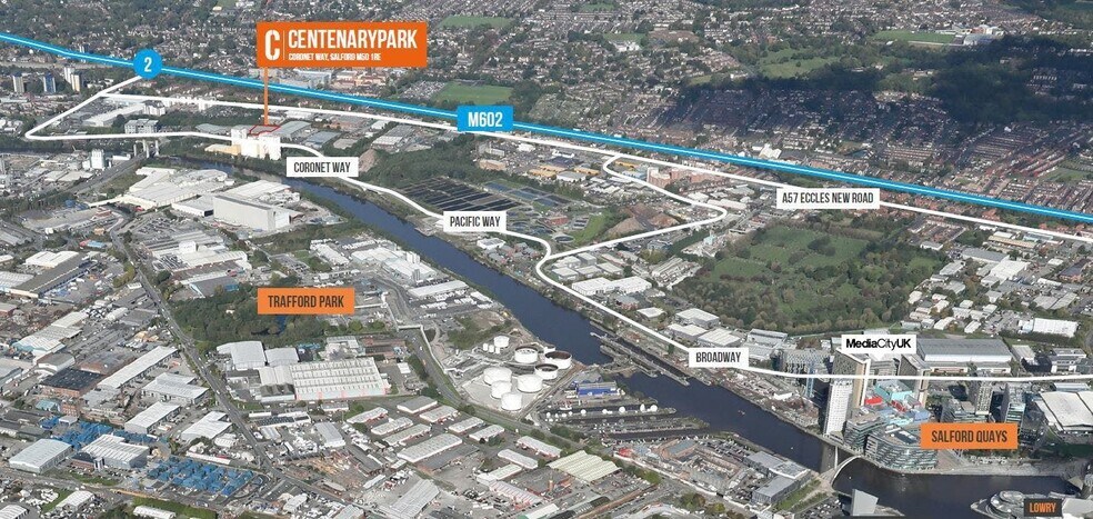 Centenary Park, Coronet Way, Salford à louer - Plan de site – Image 3 sur 5