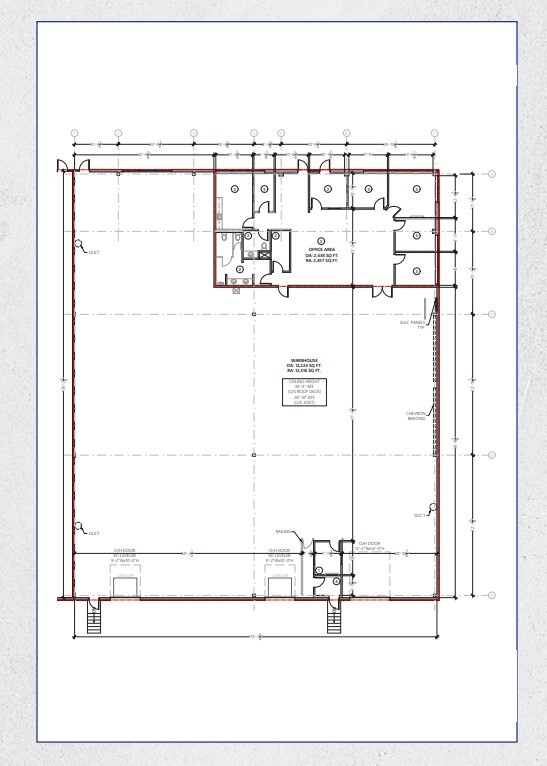 10720 25th St NE, Calgary, AB à louer Plan d’étage– Image 1 sur 1