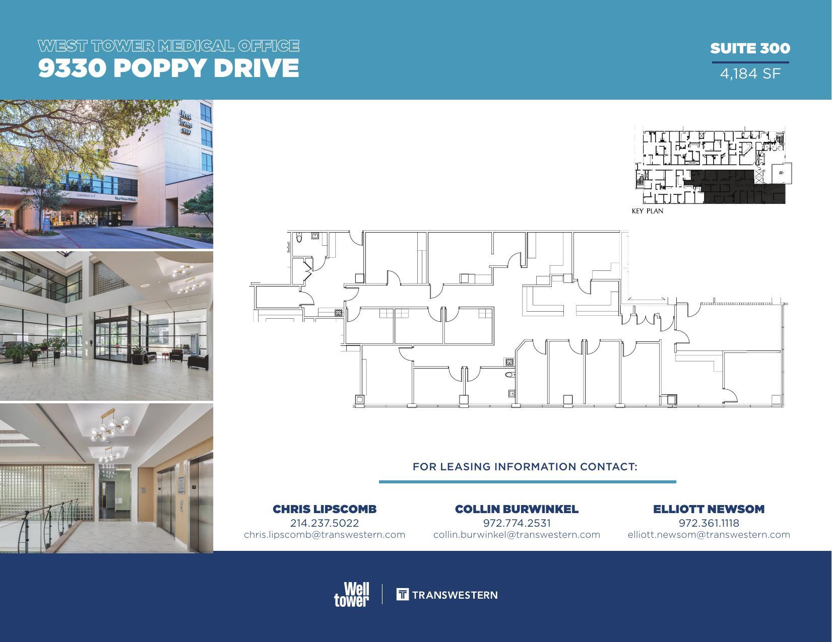 9330 Poppy Dr, Dallas, TX à louer Plan d’étage– Image 1 sur 1