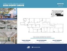 9330 Poppy Dr, Dallas, TX à louer Plan d’étage– Image 1 sur 1
