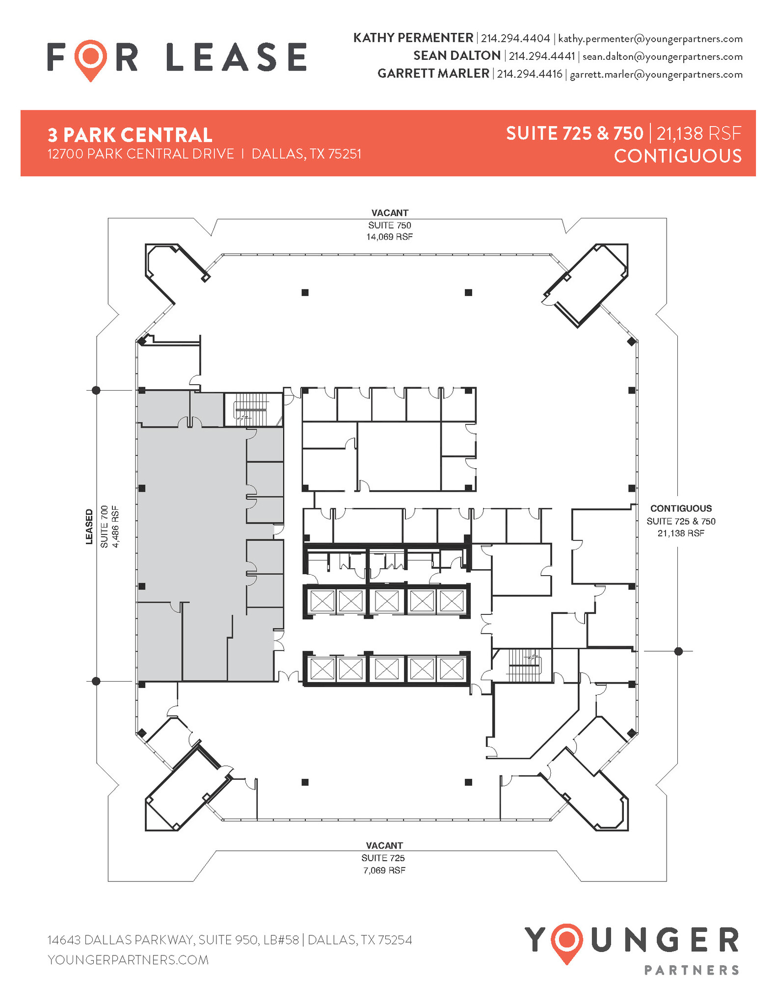 12700 Park Central Dr, Dallas, TX à louer Plan d’étage– Image 1 sur 2