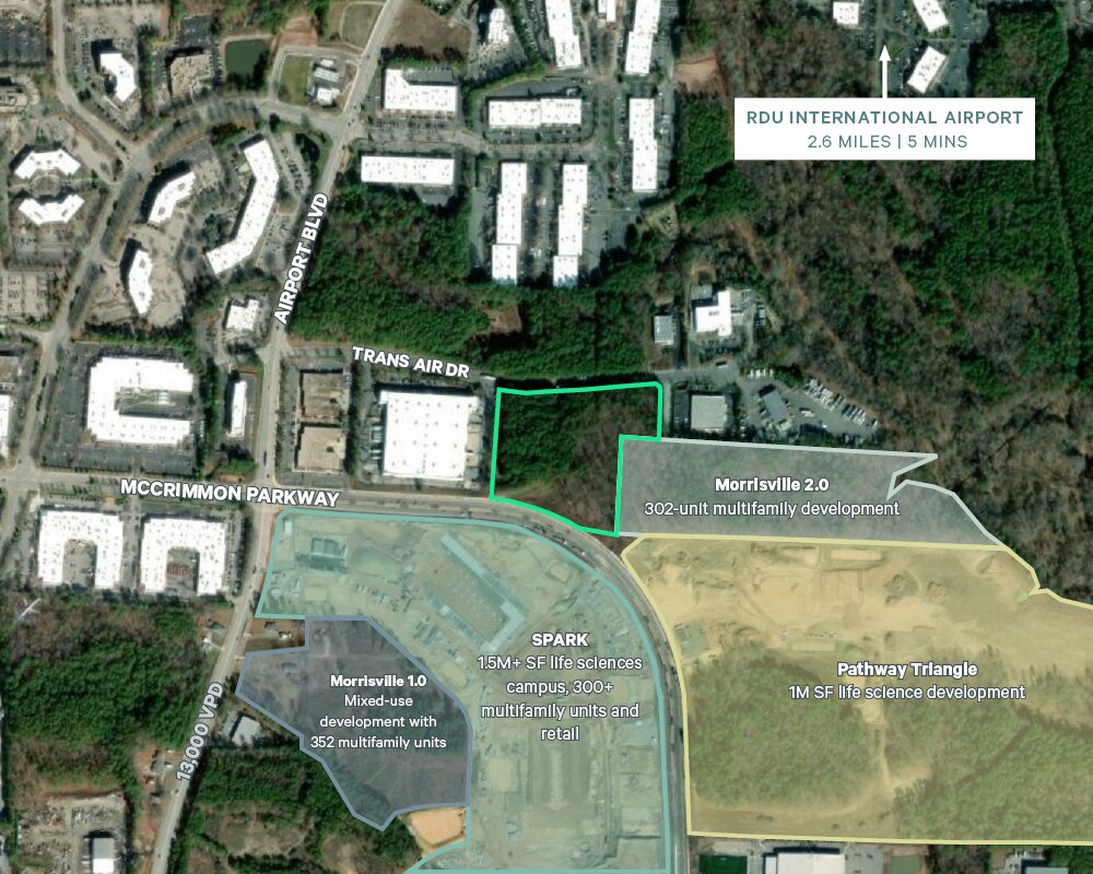 164 Trans Air Drive, Morrisville, NC à vendre Aérien– Image 1 sur 4