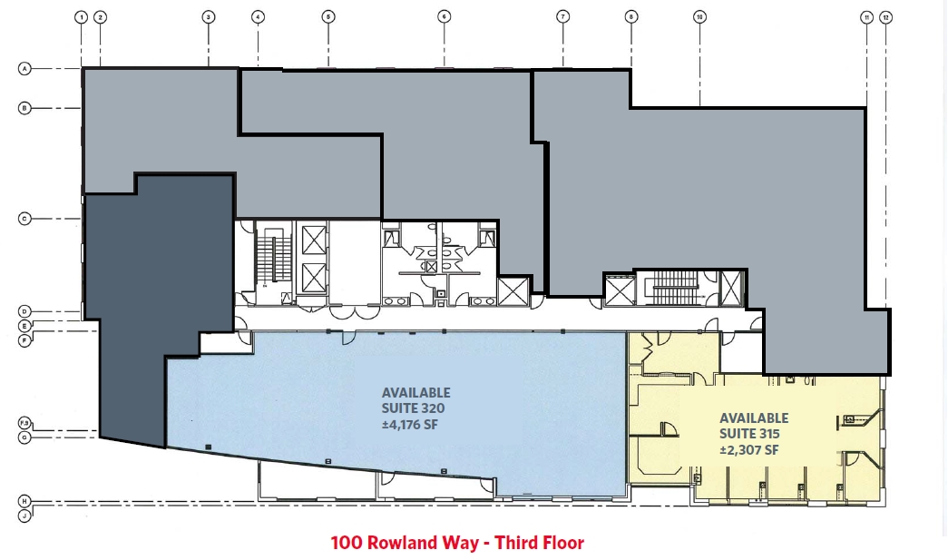 100 Rowland Way, Novato, CA à louer Plan d’étage– Image 1 sur 1