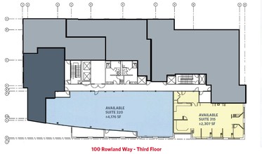 100 Rowland Way, Novato, CA à louer Plan d’étage– Image 1 sur 1